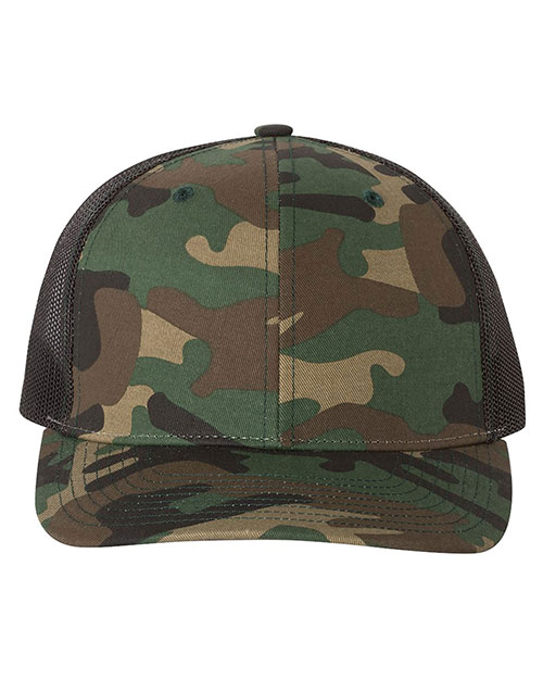 Richardson 112P Unisex Patterned Snapback Trucker Cap at GotApparel