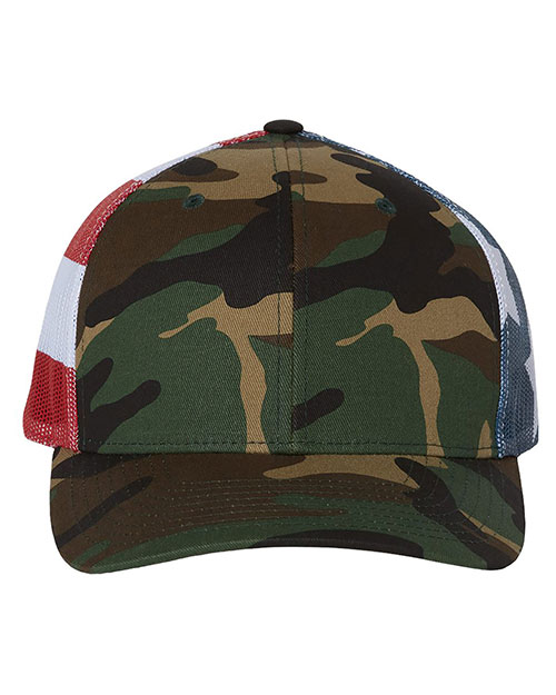 Richardson 112PM Unisex Printed Mesh-Back Trucker Cap at GotApparel