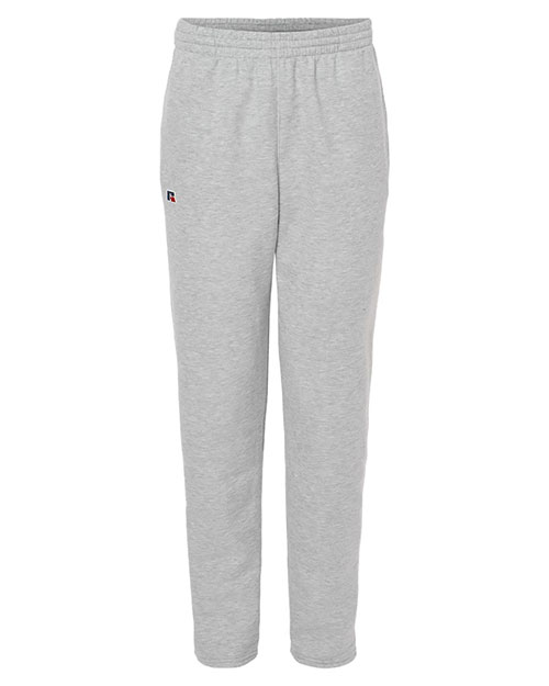 Russell Athletic 82ANSM Men Cotton Rich Open Bottom Sweatpants at GotApparel