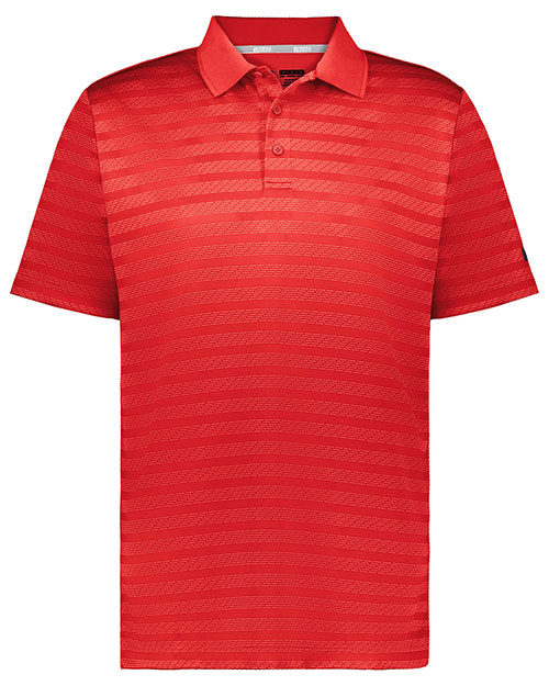 Russell Athletic R05JQM Sideline Striped Polo at GotApparel