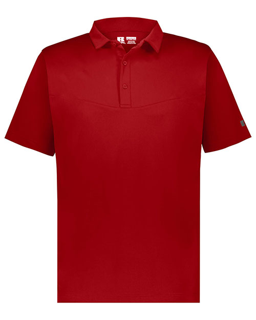 Russell Athletic R10GKM Sideline Grid Polo at GotApparel