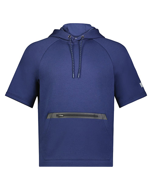 Russell Athletic R24TFM Legend Short Sleeve Tech Fleece Hoodie at GotApparel