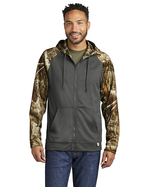 Russell Outdoors Realtree Performance Colorblock Full-Zip Hoodie RU452 at GotApparel