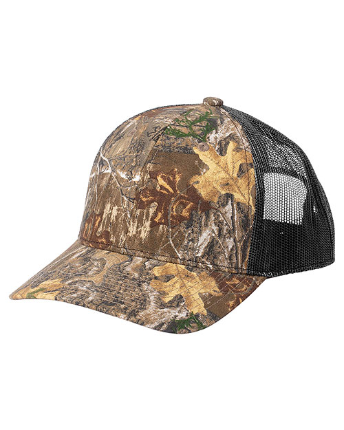 Russell Outdoors  Camo Snapback Trucker Cap RU900 at GotApparel