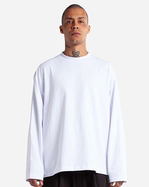Shaka Wear SHMOL Unisex Max Heavyweight Oversized Long Sleeve T-Shirt at GotApparel