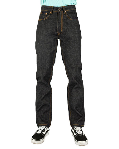 Shaka Wear Drop Ship SHRDJ Men 12 Oz., Raw Denim Straight-Leg Jean Pant at GotApparel