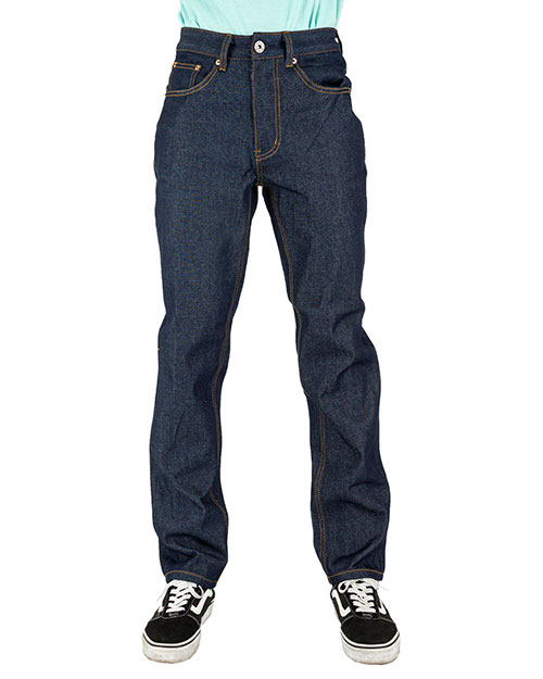 Shaka Wear SHRDJ Men 12 Oz., Raw Denim Straight-Leg Jean Pant at GotApparel