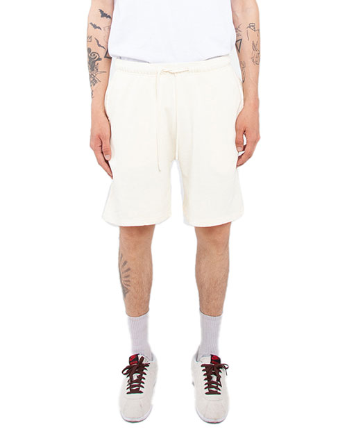 Shaka Wear SHGFS  Men's Garment Dye Fleece Shorts at GotApparel