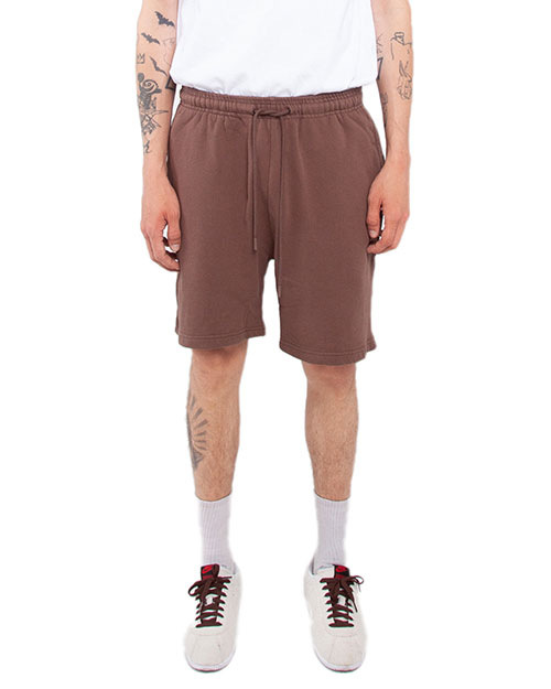 Shaka Wear SHGFS  Men's Garment Dye Fleece Shorts at GotApparel