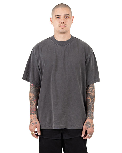 Shaka Wear SHGRS Men's Garment Dyed Reverse T-Shirt at GotApparel