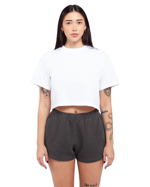 Shaka Wear SHGWS Ladies' Garment Dye Fleece Shorts at GotApparel