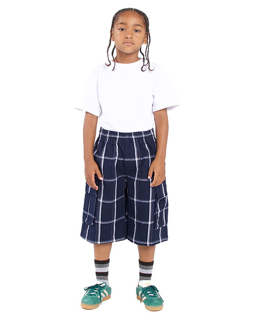 Shaka Wear SHKP Youth Plaid Shorts at GotApparel