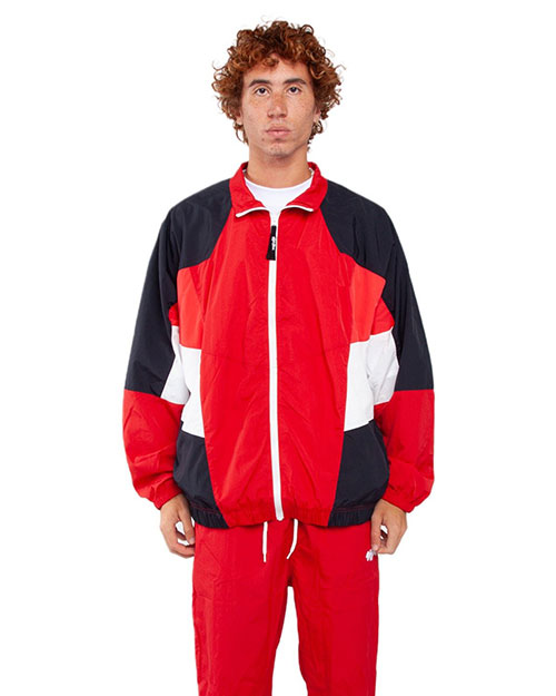 Shaka Wear SHNTJ  Men's Nylon Track Jacket at GotApparel