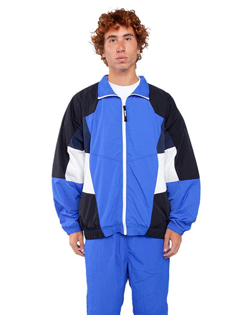 Shaka Wear SHNTJ  Men's Nylon Track Jacket at GotApparel