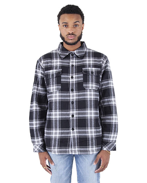 Shaka Wear SHPFJ  Men's Plaid Flannel Jacket at GotApparel