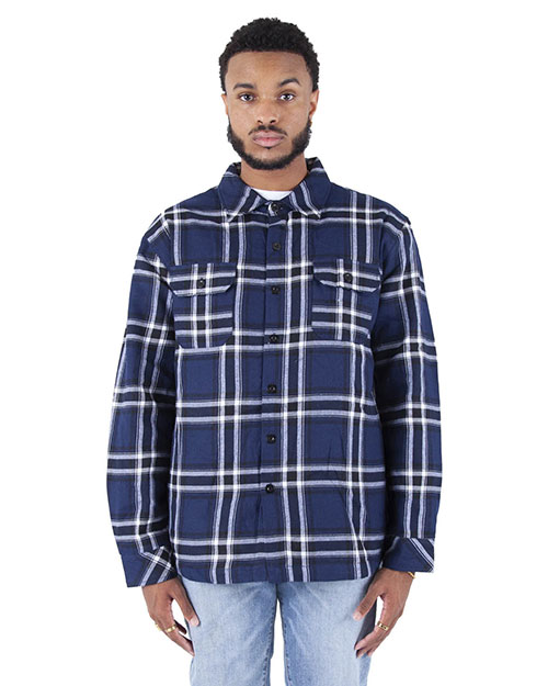 Shaka Wear SHPFJ Men's Plaid Flannel Jacket at GotApparel