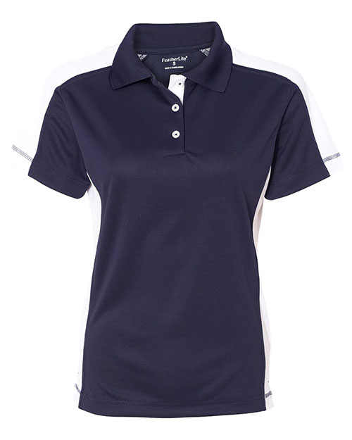 Sierra Pacific 5465 Women 's Colorblocked Moisture Free Mesh Polo at GotApparel