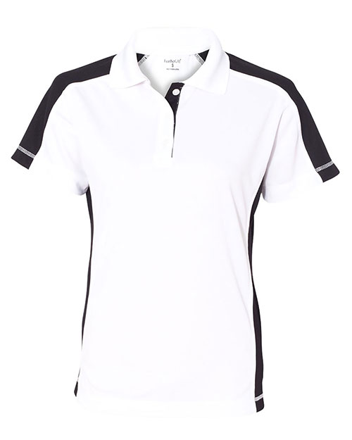 Sierra Pacific 5465 Women 's Colorblocked Moisture Free Mesh Polo at GotApparel