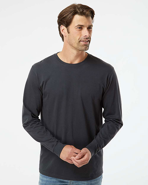 SoftShirts 420 Men Organic Long Sleeve T-Shirt at GotApparel