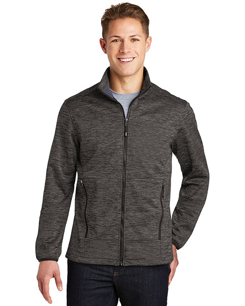 Sport-Tek JST30 Men PosiCharge Electric Heather Soft Shell at GotApparel
