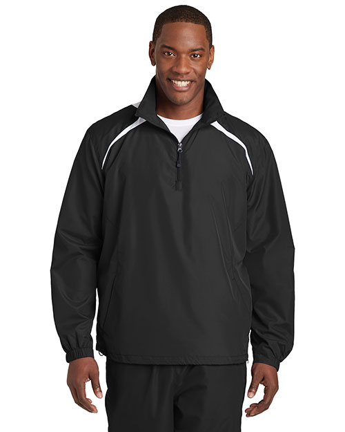 Sport-Tek JST75 Men 1/4-Zip Wind Shirt at GotApparel