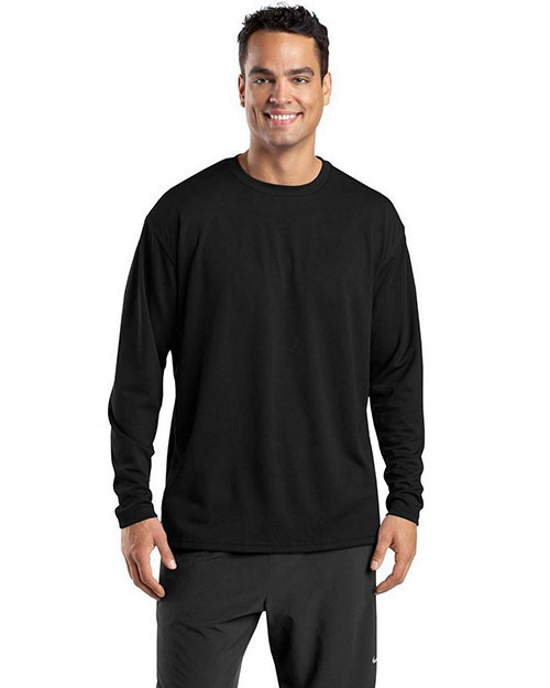 Sport-Tek K368 Men Dri Mesh Long-Sleeve T-Shirt at GotApparel