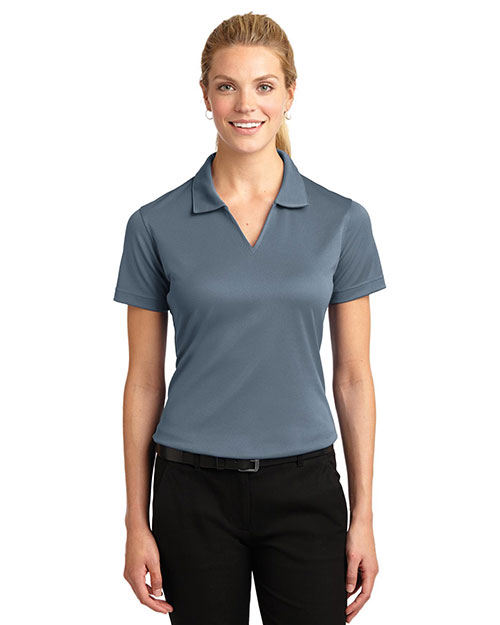 Sport-Tek L469 Women Dri Mesh V-Neck Polo at GotApparel