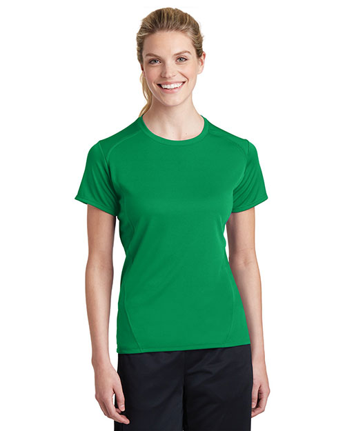 Sport-Tek L473 Women Dry Zone Raglan Accent T-Shirt at GotApparel