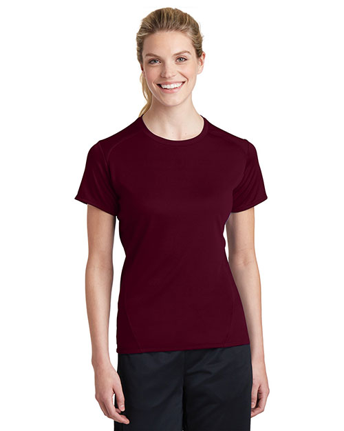 Sport-Tek L473 Women Dry Zone Raglan Accent T-Shirt at GotApparel