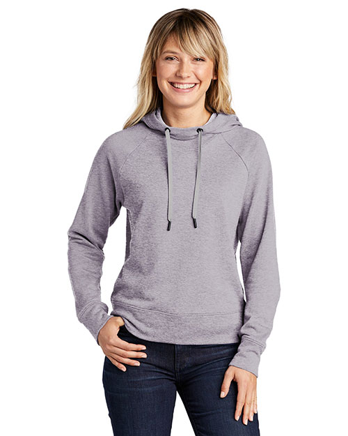 Sport-Tek LST272 Women ® ® Ladies Lightweight French Terry Pullover Hoodie. at GotApparel