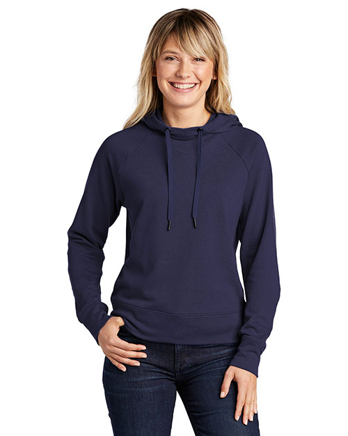 Sport-Tek LST272 Women ® ® Ladies Lightweight French Terry Pullover Hoodie. at GotApparel