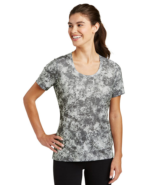 Sport-Tek® LST330 Women   Mineral Freeze Scoop Neck Tee at GotApparel