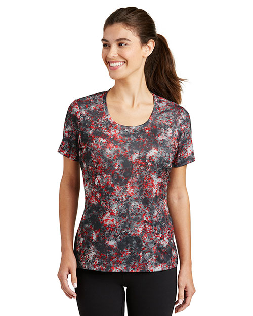 Sport-Tek® LST330 Women Mineral Freeze Scoop Neck Tee at GotApparel