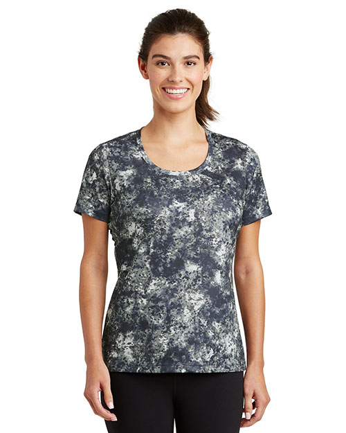 Sport-Tek® LST330 Women Mineral Freeze Scoop Neck Tee at GotApparel