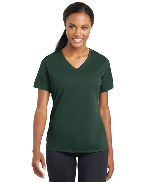 Sport-Tek® LST340 Women PosiCharge® Racermesh V-Neck Tee at GotApparel