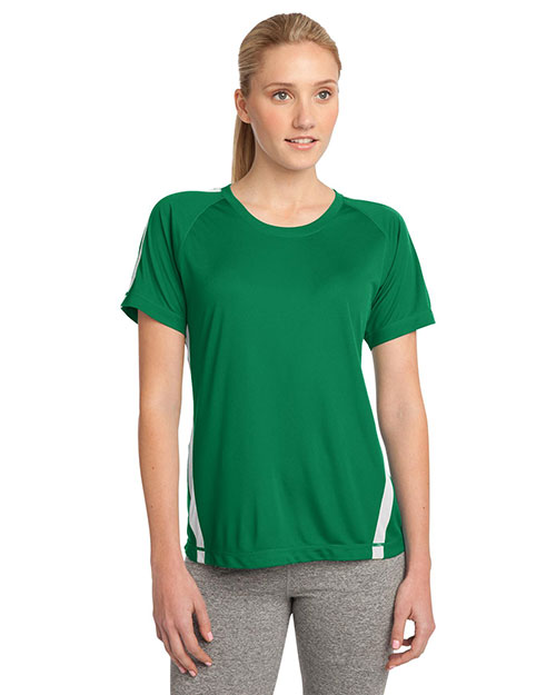 Sport-Tek® LST351 Women Colorblock PosiCharge® Competitor Tee at GotApparel