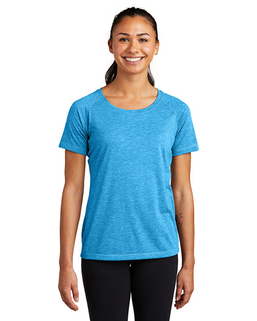 Sport-Tek® LST400 Women PosiCharge® Tri-Blend Wicking Scoop Neck at GotApparel