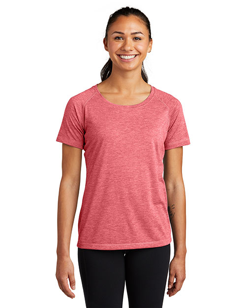 Sport-Tek® LST400 Women PosiCharge® Tri-Blend Wicking Scoop Neck at GotApparel