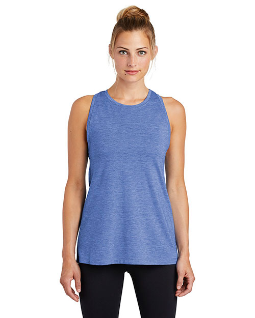 Sport-Tek LST402 Ladies 4.4 oz PosiCharge Tri-Blend Wicking Tank at GotApparel