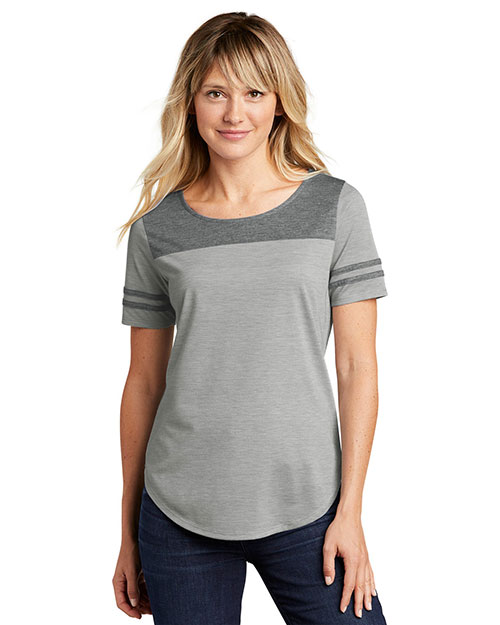 Sport-Tek LST403 Women ® ® Ladies Posicharge® ® Tri-Blend Wicking Fan Tee. at GotApparel