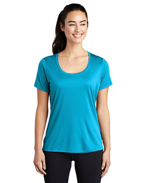 Sport-Tek LST420 Women Posi-UV ™ Pro Scoop Neck Tee at GotApparel