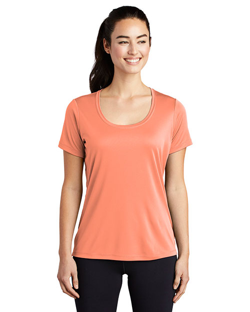 Sport-Tek LST420 Women Posi-UV ™ Pro Scoop Neck Tee at GotApparel