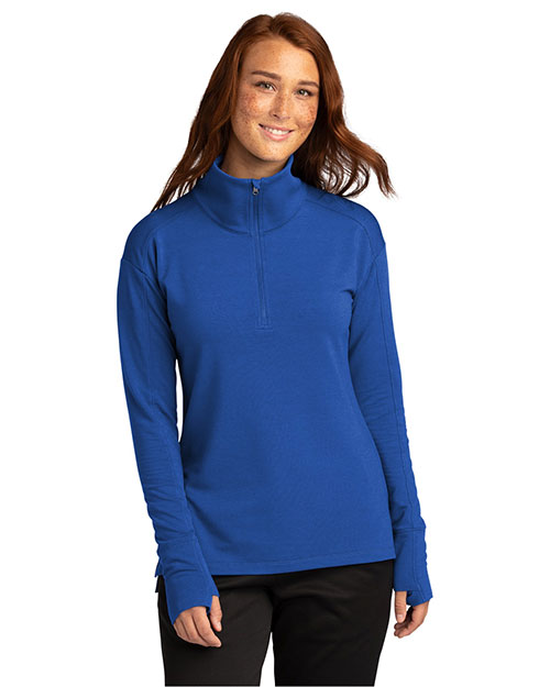 Sport-Tek LST561 Women ®® Ladies Sport-Wick® Flex Fleece 1/4-Zip. at GotApparel