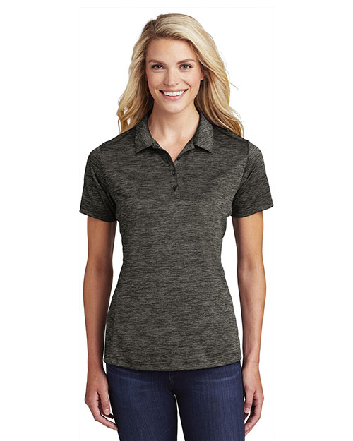 Sport-Tek® LST590 Women PosiCharge® Electric Heather Polo . Polo at GotApparel