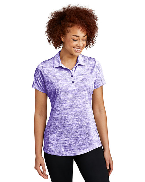 Sport-Tek® LST590 Women PosiCharge® Electric Heather Polo . Polo at GotApparel