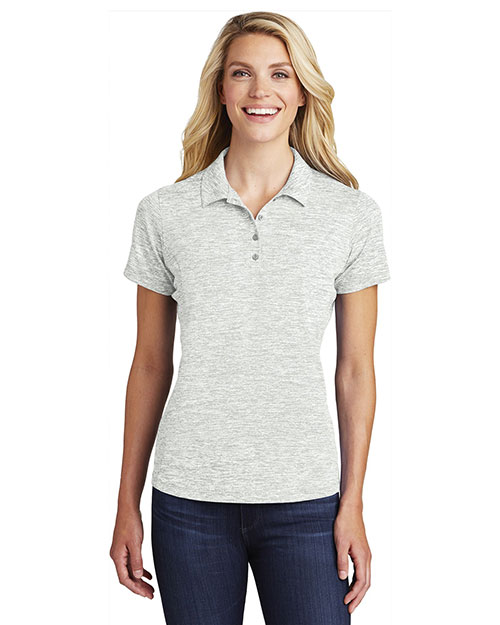 Sport-Tek® LST590 Women PosiCharge® Electric Heather Polo . Polo at GotApparel