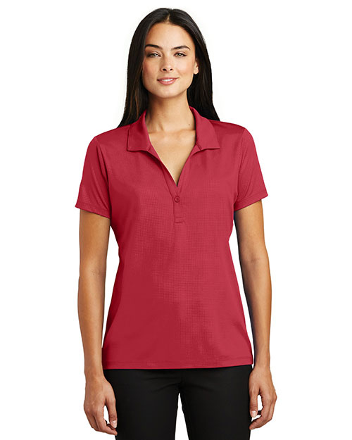 Sport-Tek® LST630 Women Embossed PosiCharge® Tough Polo at GotApparel