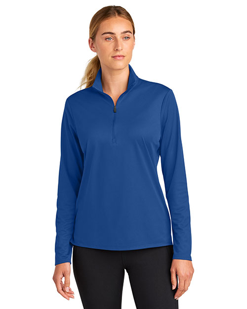 Sport-Tek LST672 ® Women's Micropique Sport-Wick ® 1/4-Zip at GotApparel