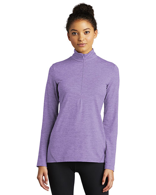 Sport-Tek LST711 Women ®® Ladies Exchange 1.5 Long Sleeve 1/2-Zip at GotApparel