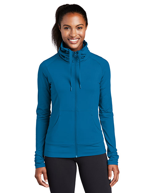 Sport-Tek® LST852 Women Sportwick Stretch Full-Zip Jacket at GotApparel